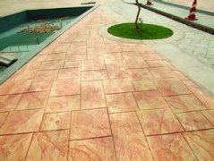  壓模混凝土地坪 